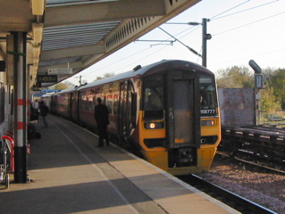 Train at Peterborough