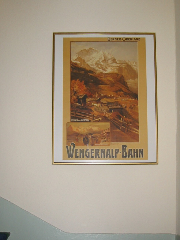 Ein schönes Plakat im Treppenhaus