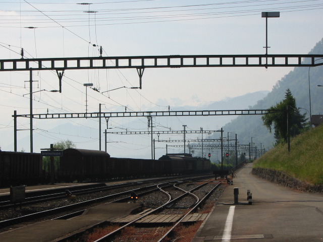 Sie beginnt irgendwo hier, im Bahnhof Immensee