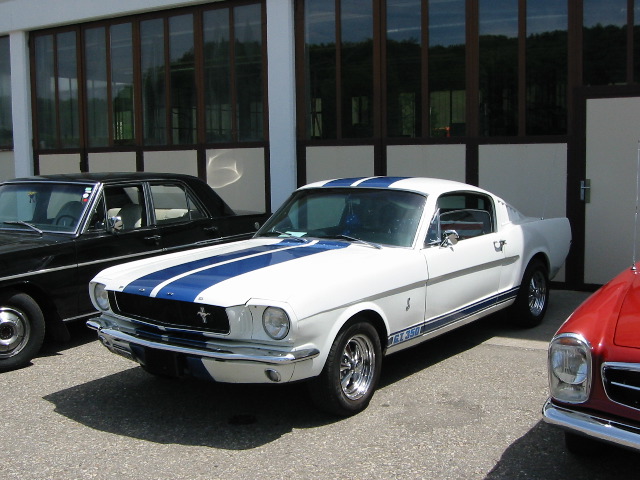 Ein Mustang, ähnlich dem, den Tilly fährt.
