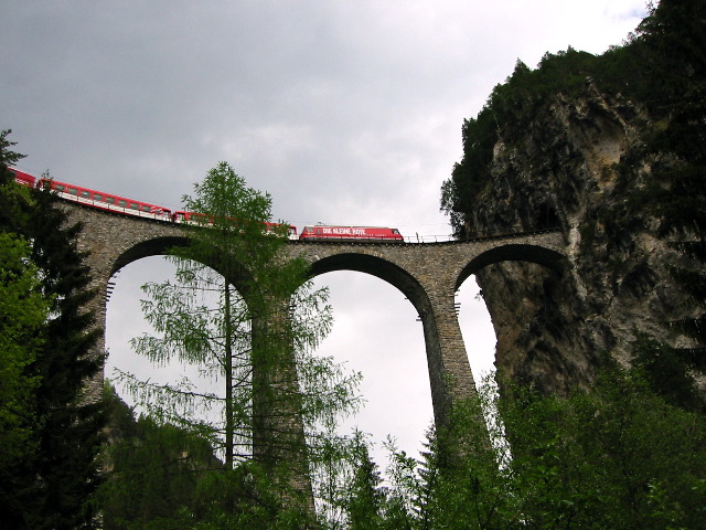 Bei Filisur, Landwasser-Viadukt