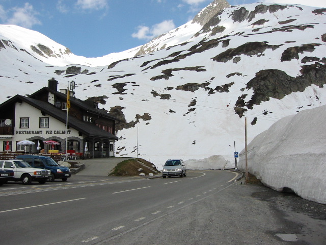 Der erste (halbe) Pass in diesem Jahr: Der Oberalppass