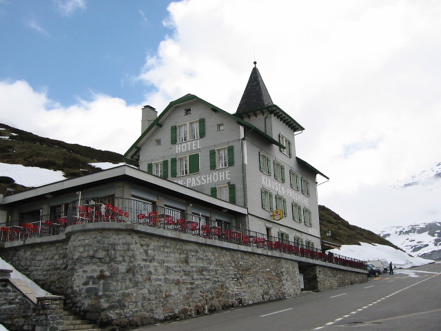 Ein uriges Hotel, fast ganz oben