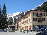 Das Hotel "Glacier Du Rhone" in Gletsch