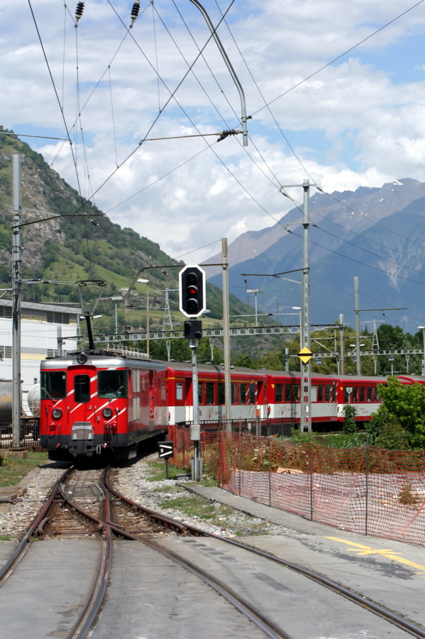 Schon wieder in Visp: Mein Zug verzieht sich nach Brig