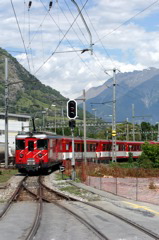 Schon wieder in Visp: Mein Zug verzieht sich nach Brig