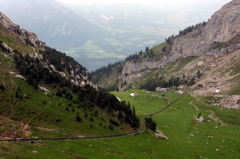 Blick auf die vor kurzem zurückgelegte Strecke