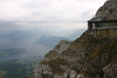 Nur für ein paar Minuten konnte man den Vierwaldstätter See sehen