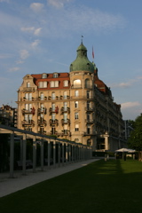 Das "Palace"-Hotel, von unten...