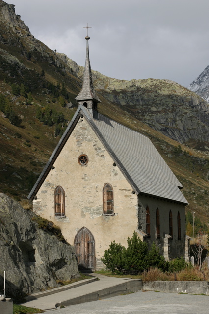 Kapelle in Gletsch, zwei Tage später