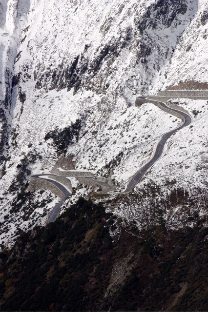 Verschneiter Grimselpass