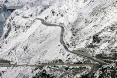 Verschneiter Grimselpass