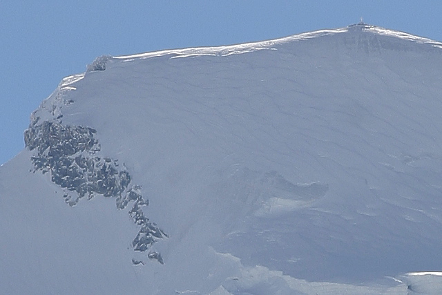 Der Allalinhorn-Gipfel im Detail