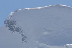 Der Allalinhorn-Gipfel im Detail